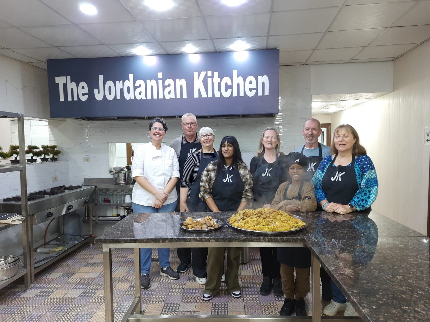 the jordanian kitchen in amman - jordan - cultural experience in Jordan